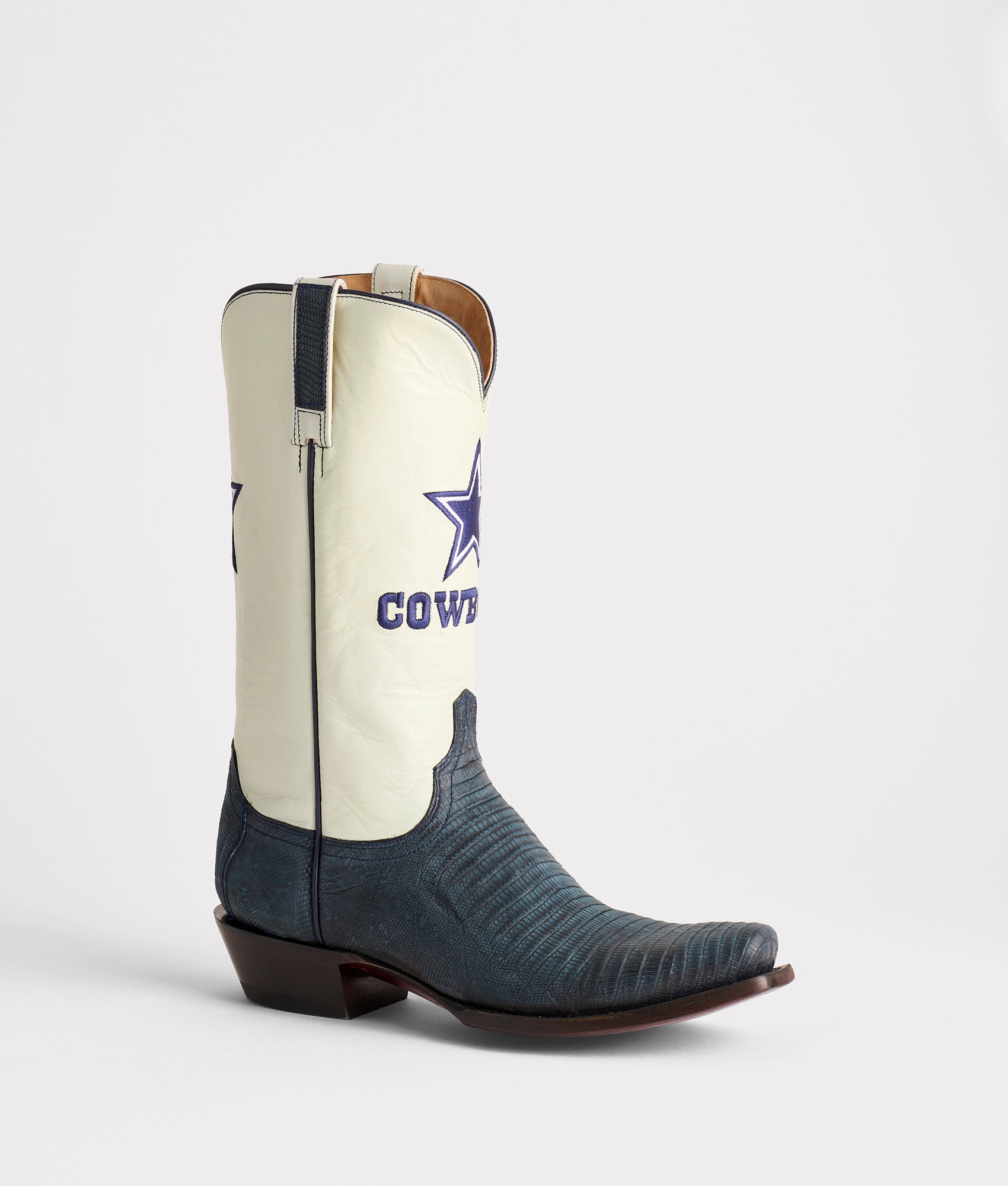 Men's Lucchese x Dallas Cowboys Legacy :: Navy - Image 3