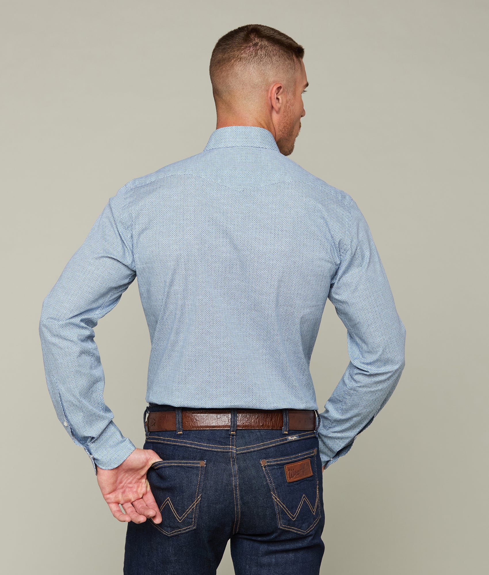 Telluride :: Blue/White Geometrical Print - Image 2