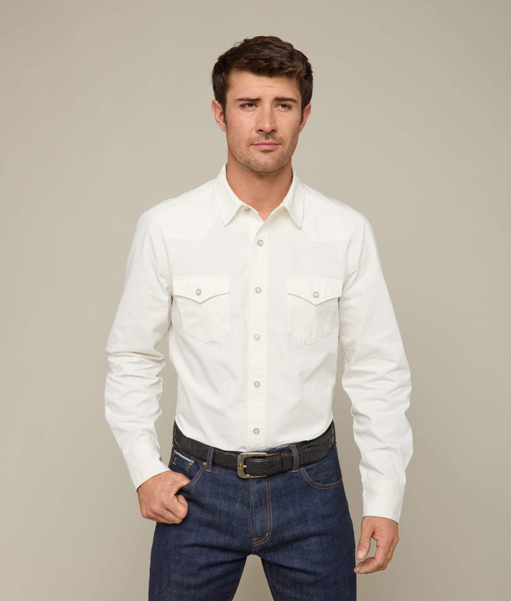 Jacob Men's Shirt :: Canvas - Image 3