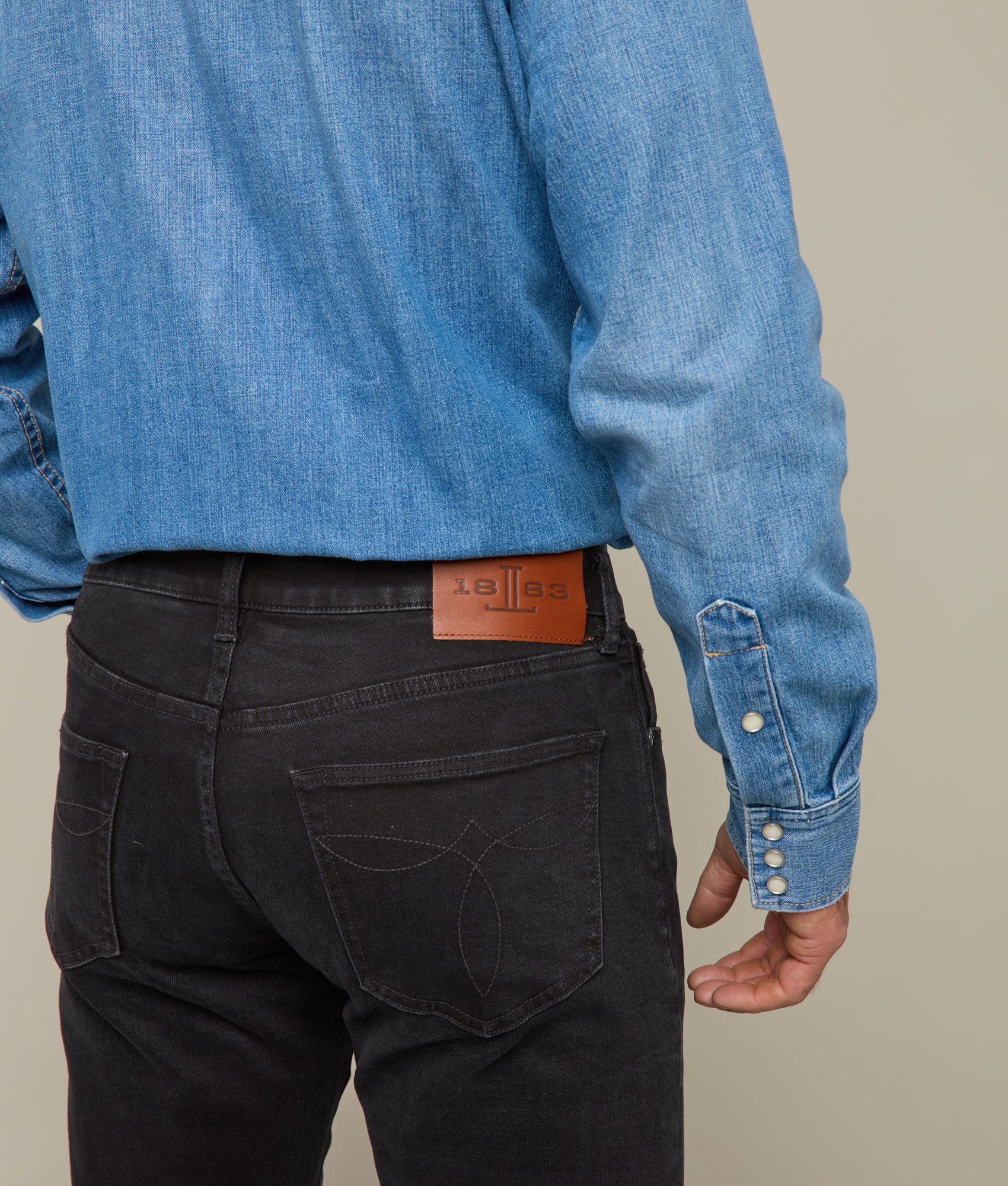 Jesse Men's Slim Straight Jean :: Oil Resin - Image 7