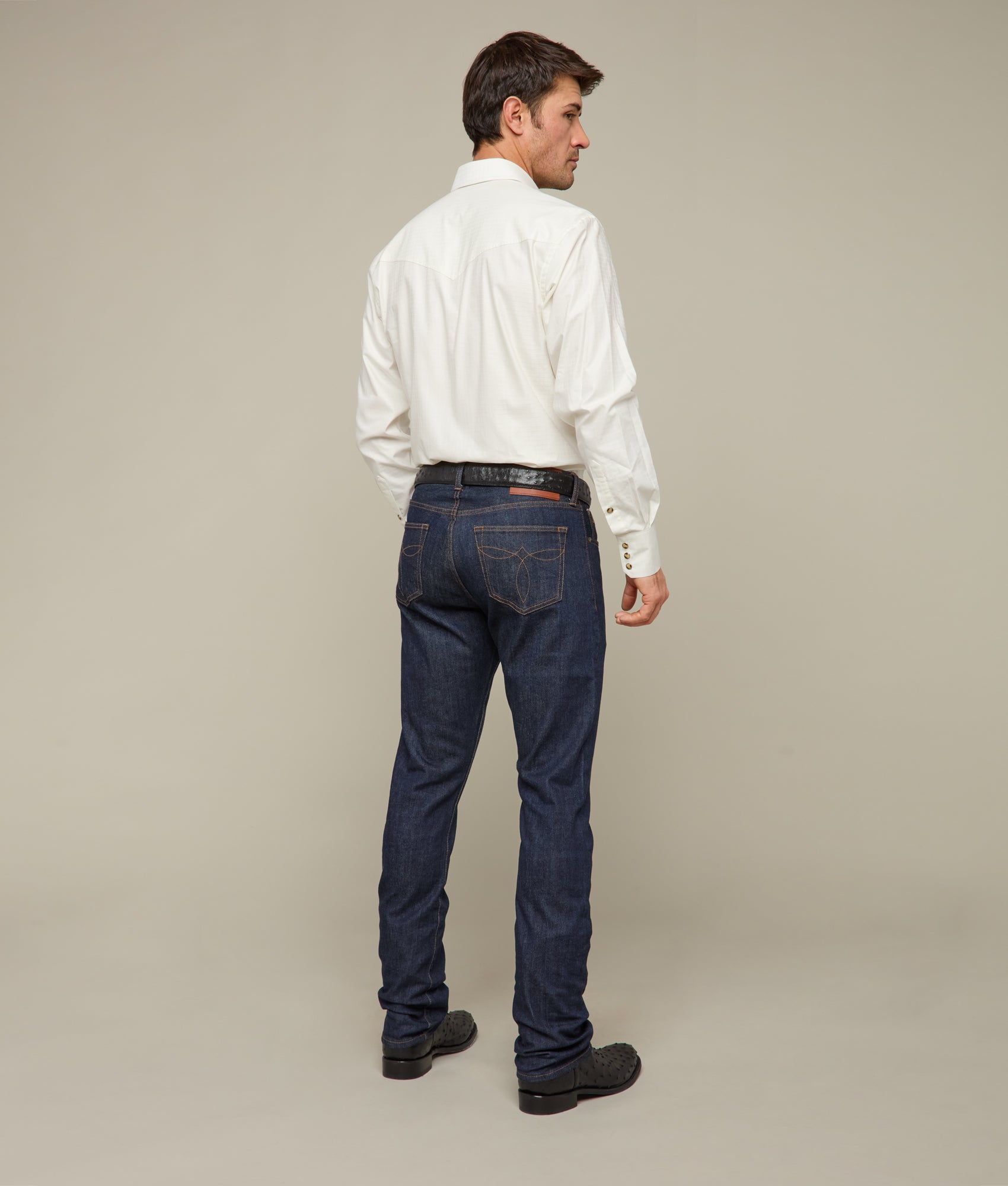 Jesse Men's Slim Straight Jean :: Cavalry Blue - Image 5