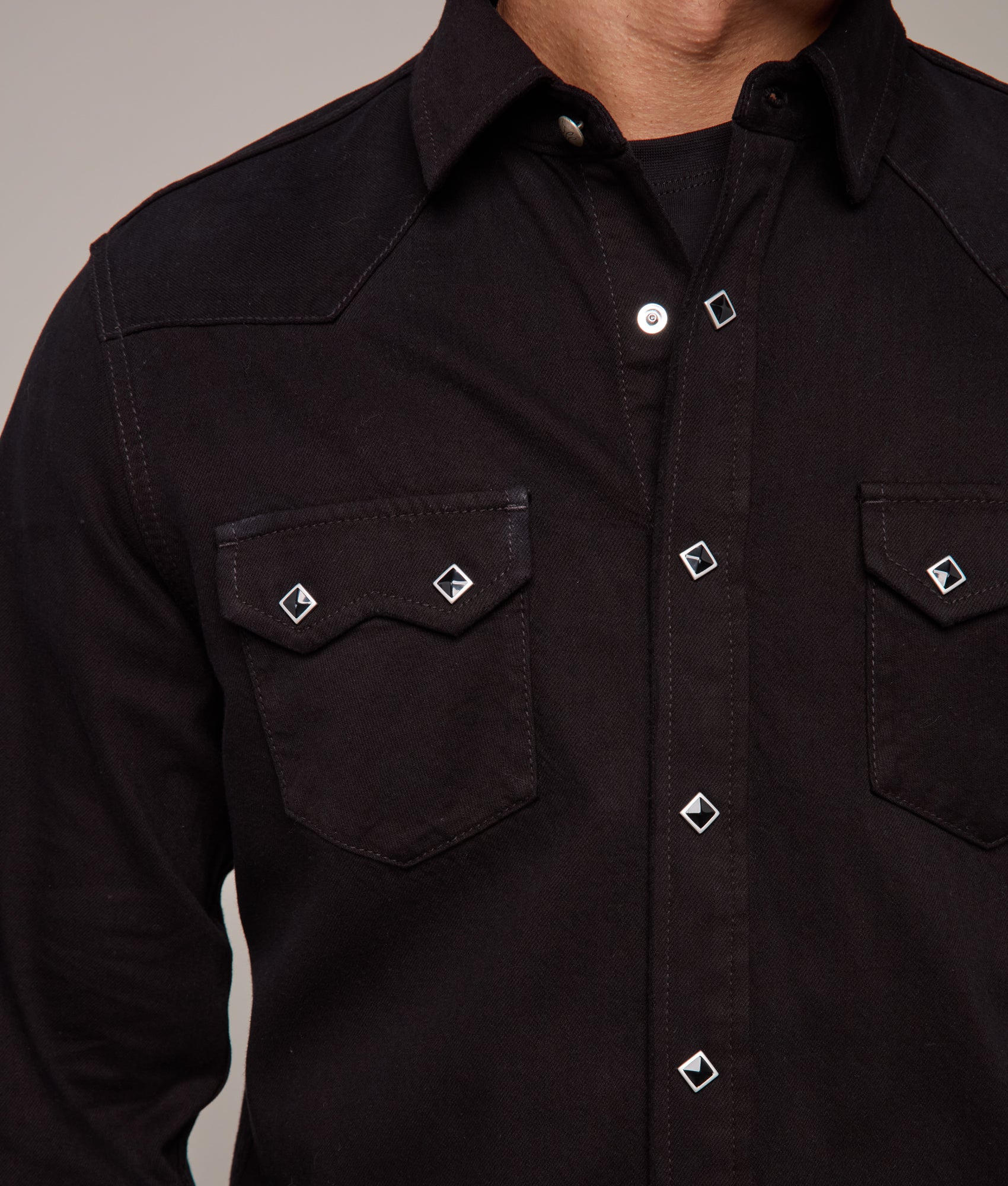 Sawyer Sawtooth Pocket Shirt :: Black - Image 9