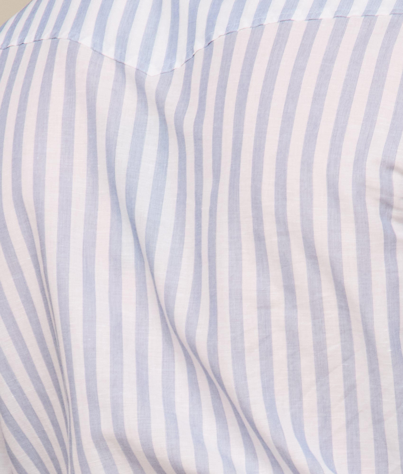 Lucchese x Parker McCollum Long Sleeve Snap :: White/Blue Stripe - Image 6