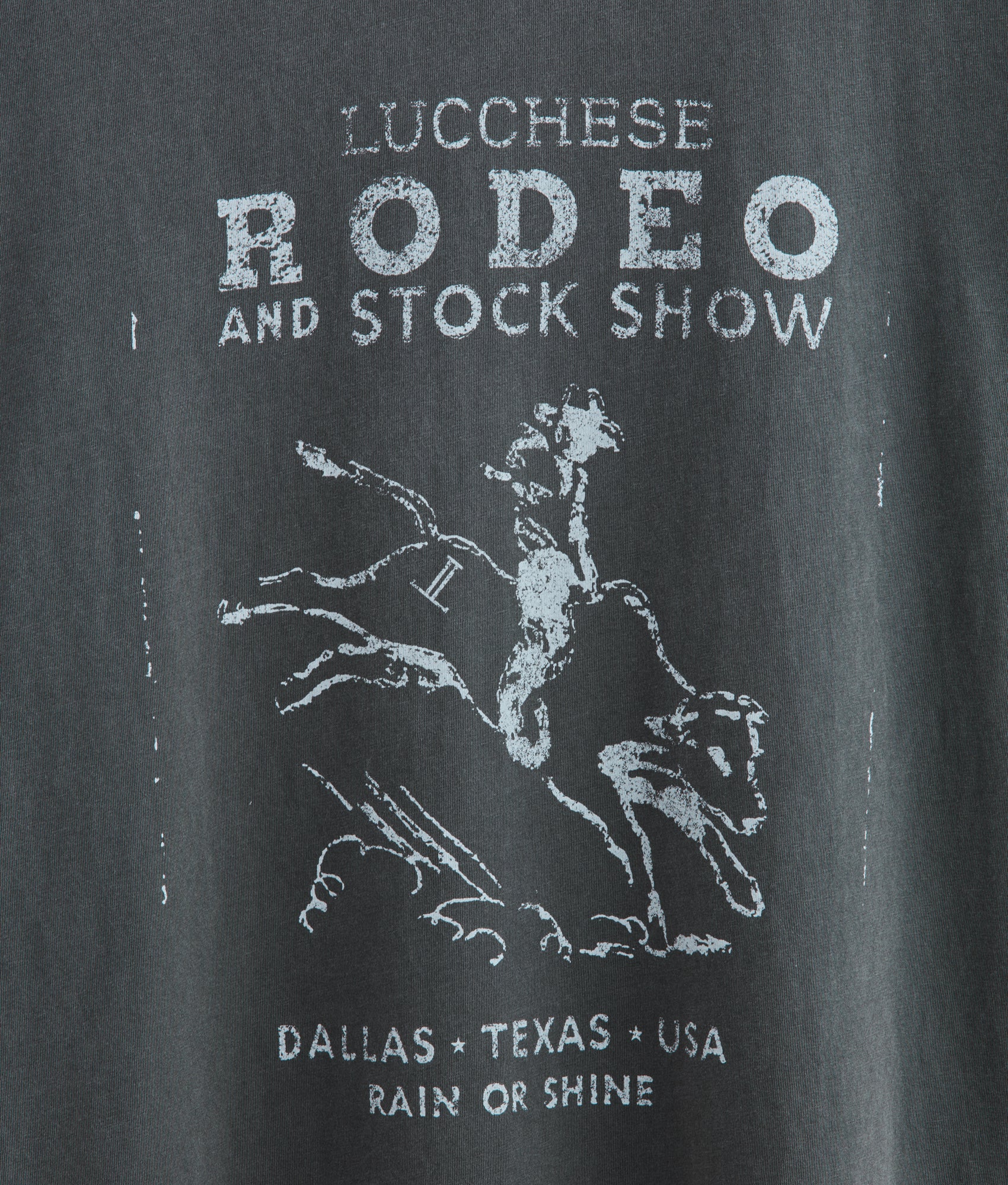 Rodeo Stub Tee :: Carbon - Image 3