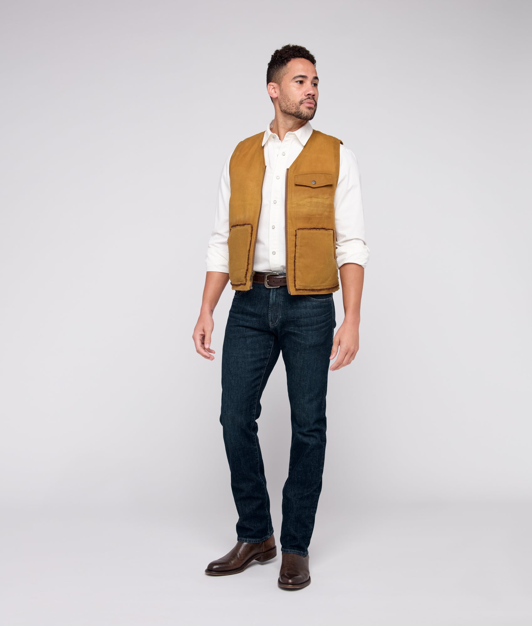 McGuire Vest :: Khaki - Image 2