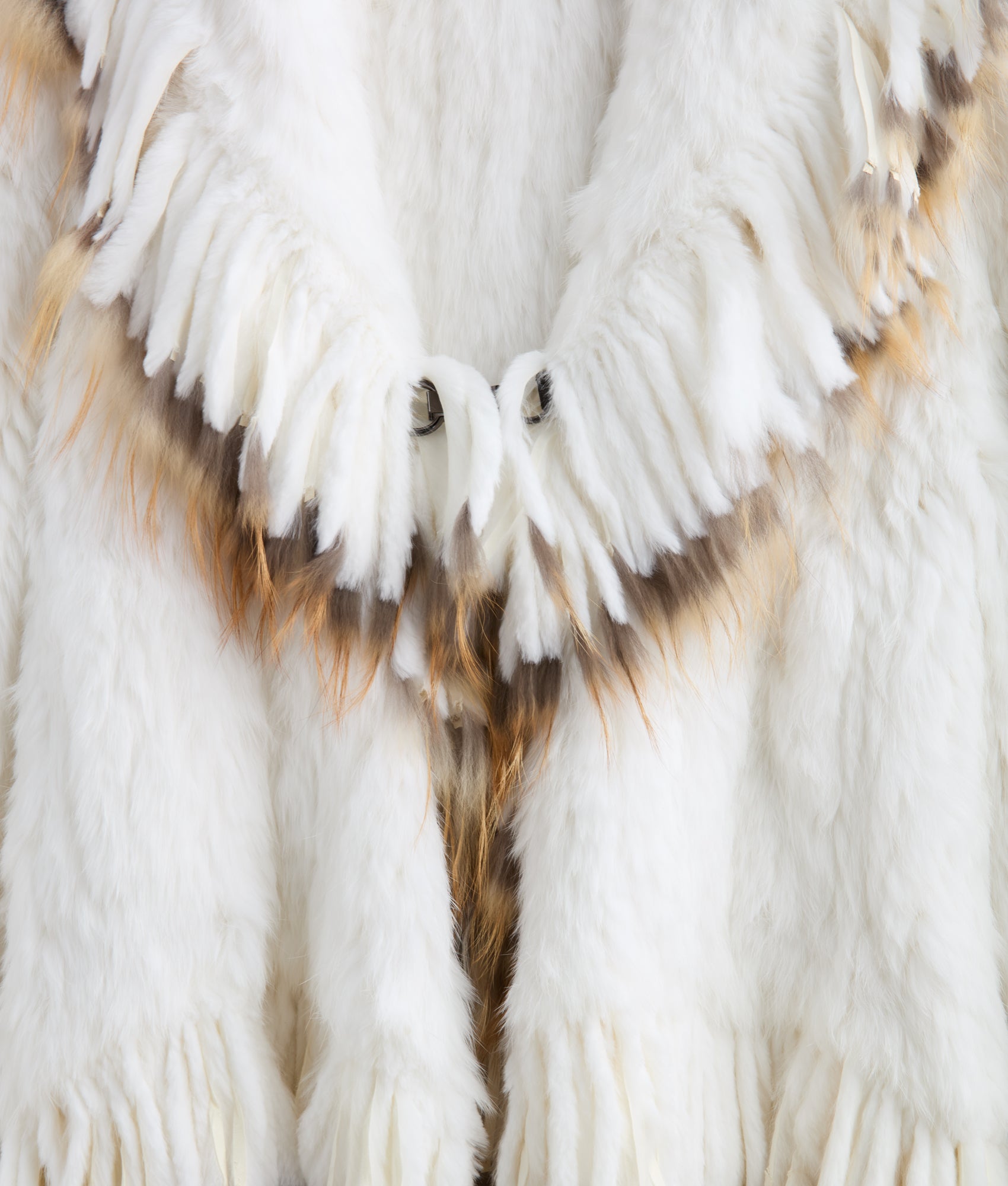 Francis Fur Fringe Jacket :: White - Image 16