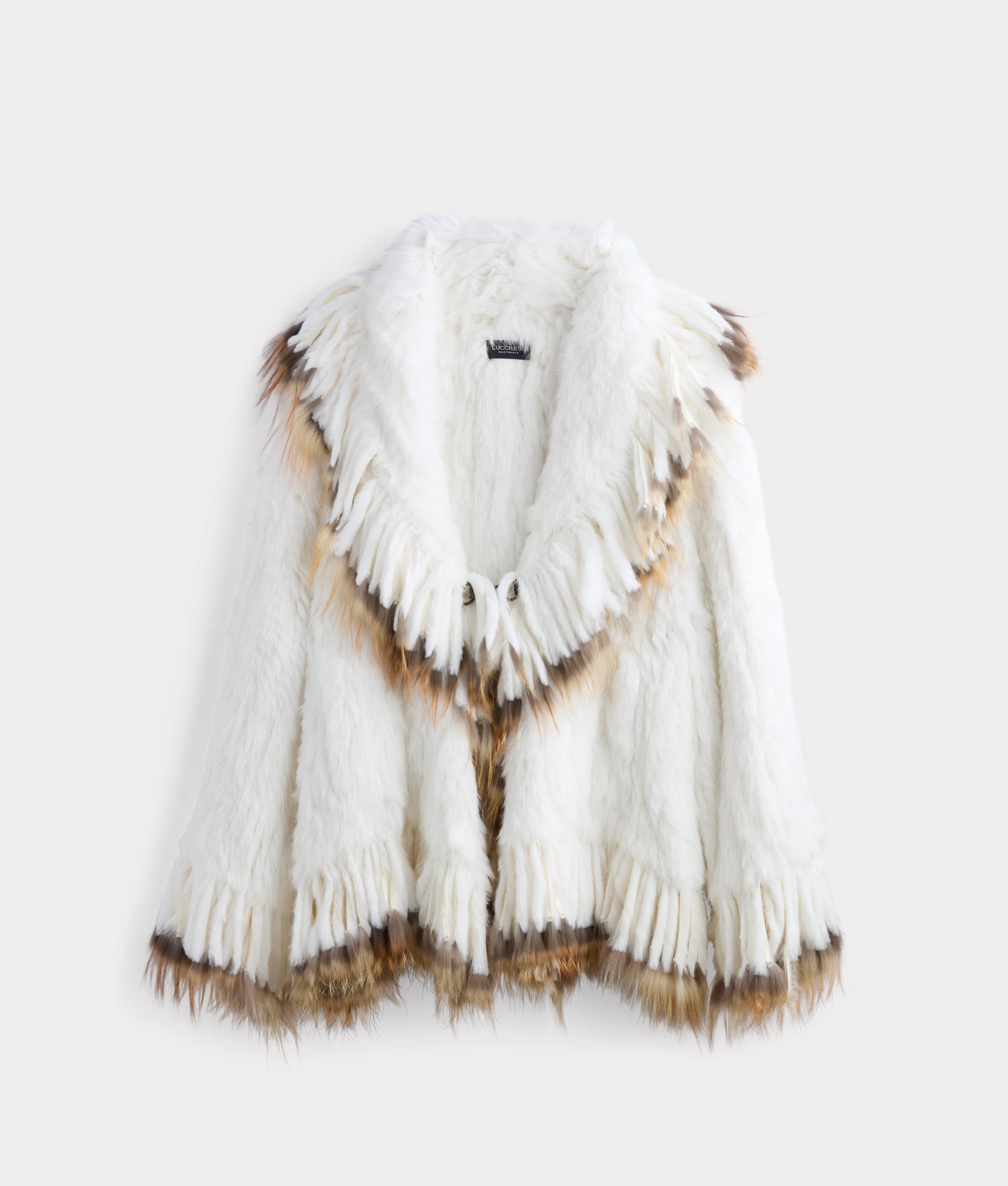 Francis Fur Fringe Jacket :: White