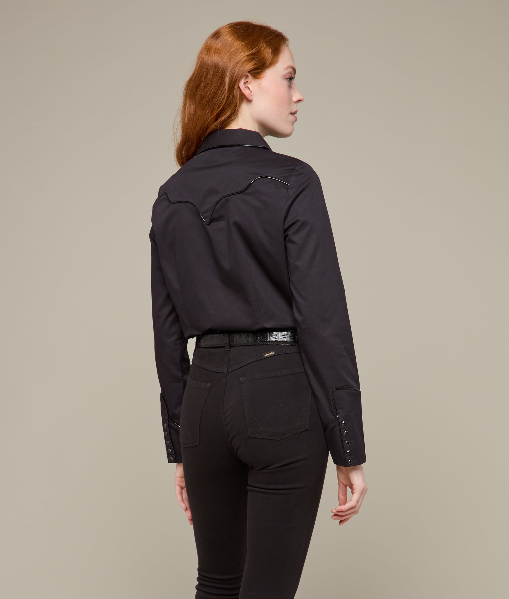 Miranda Blouse :: Black - Image 4