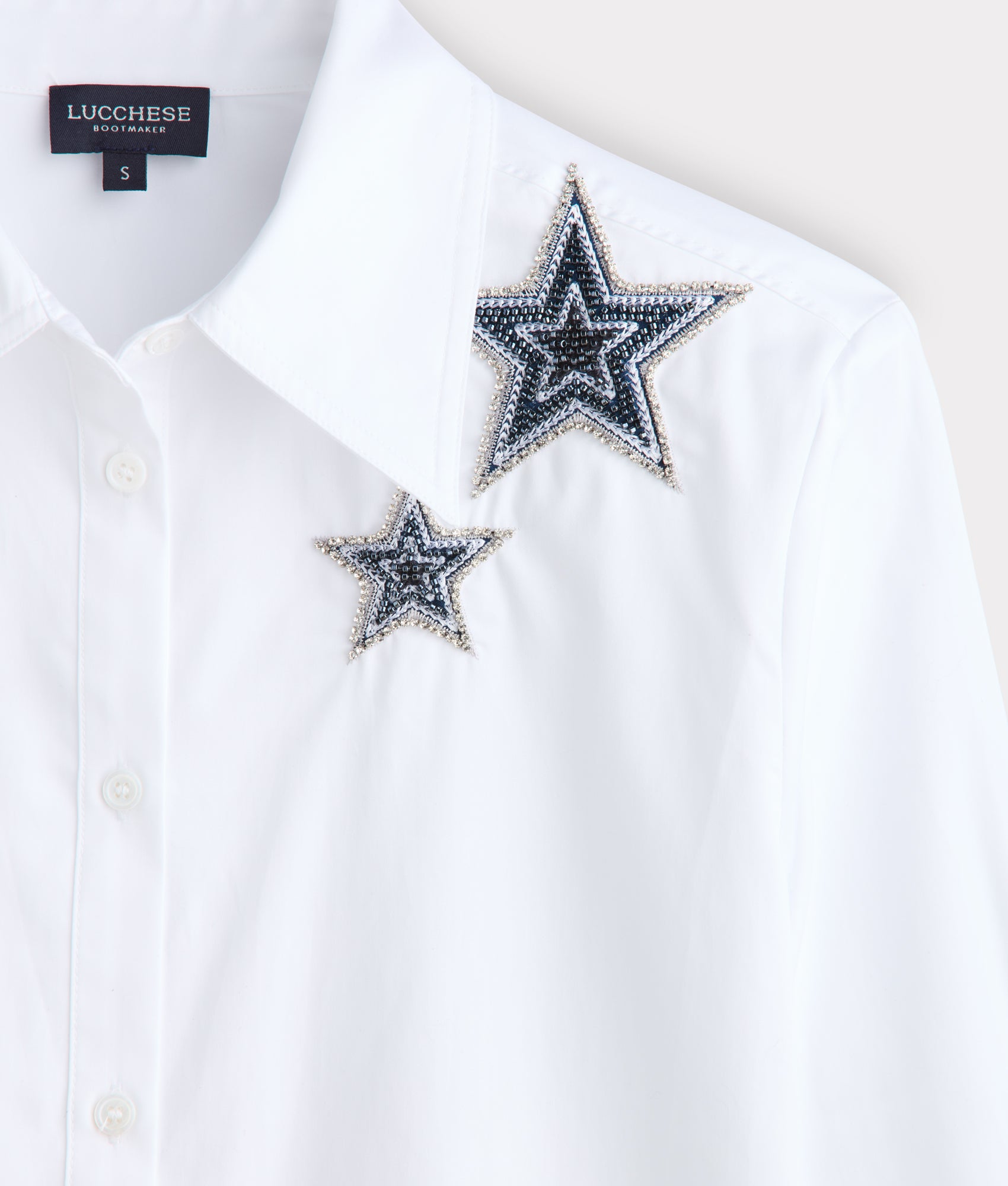 Lucchese x Dallas Cowboys Blouse :: White - Image 6