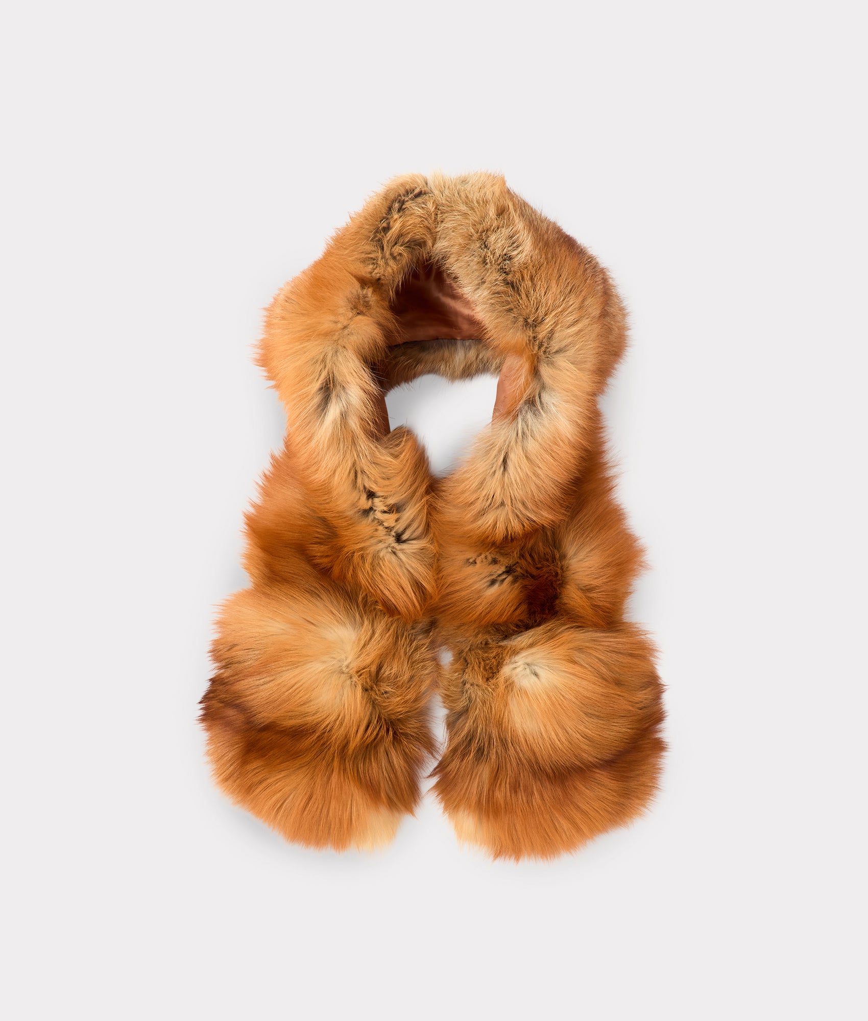 Pelliccia Handwarmer Scarf :: Red - Image 3