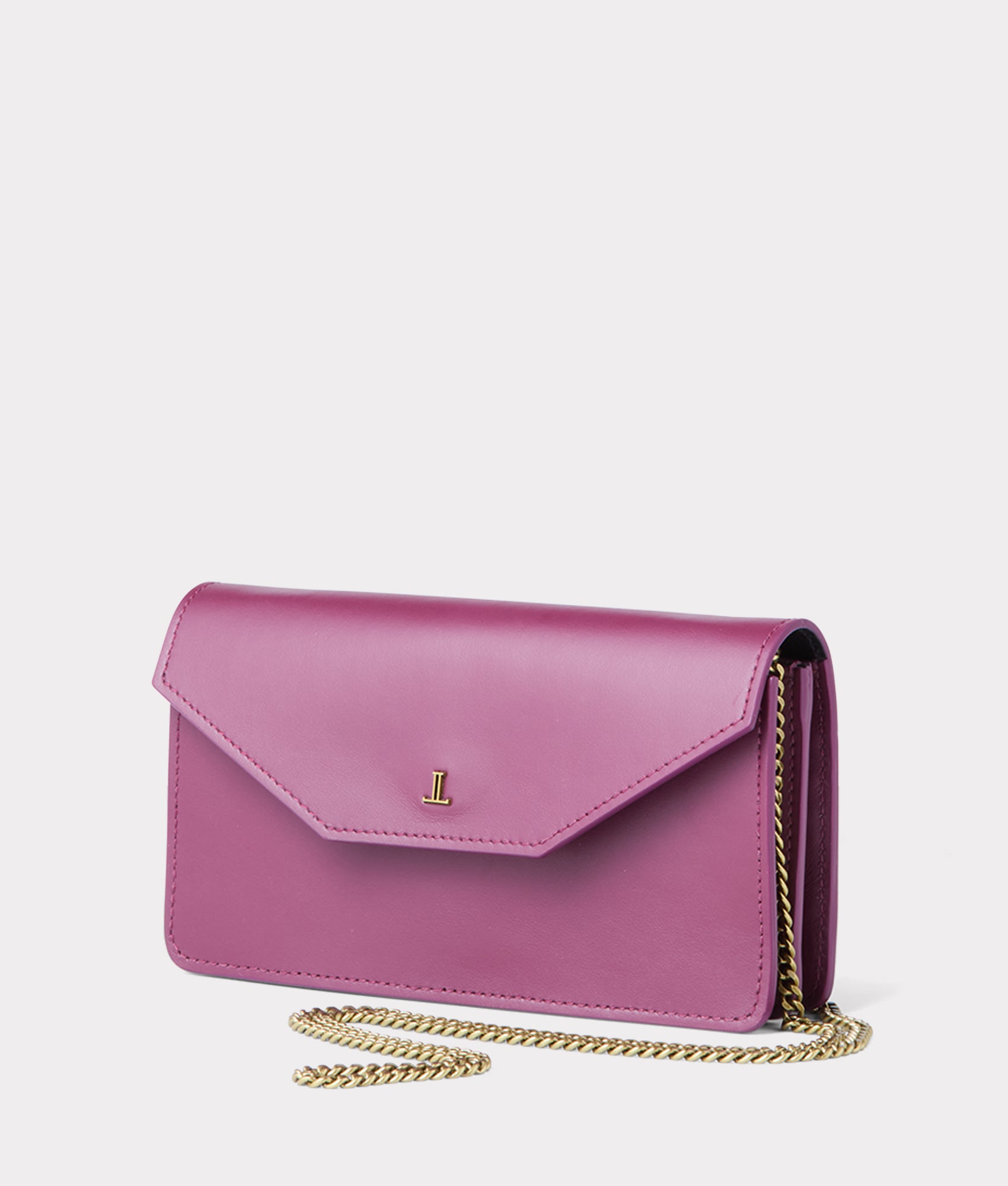 Long Wallet On A Chain :: Burgundy - Image 2