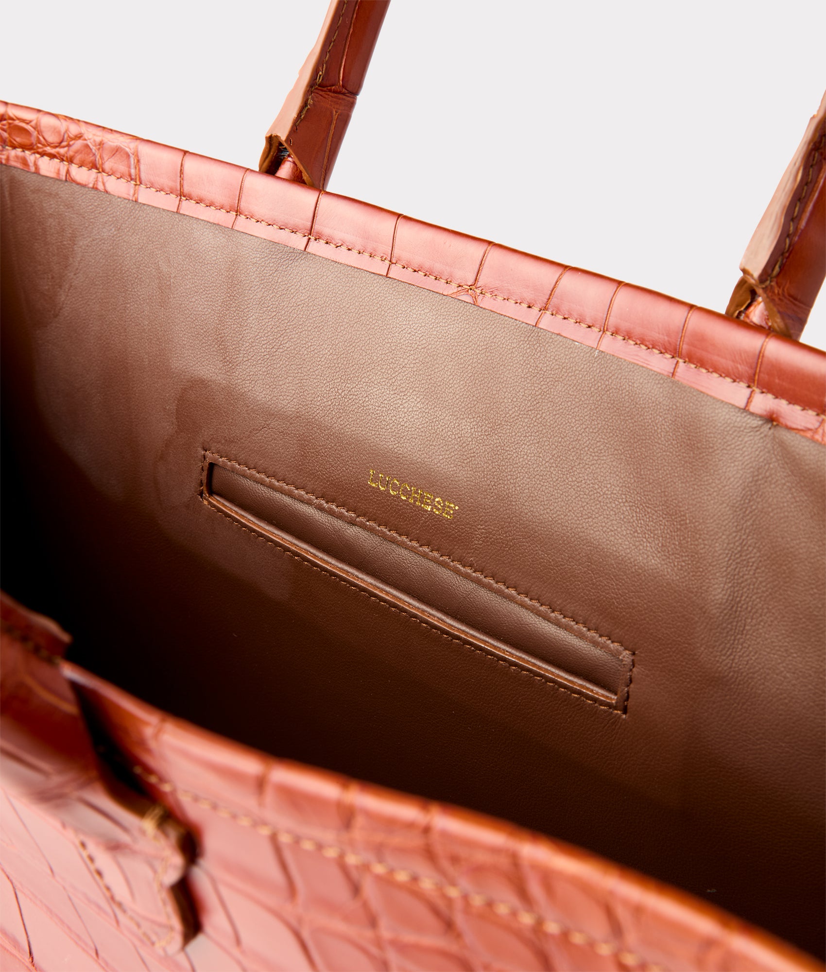 Large Alice Exotic Book Tote :: Honey - Image 9