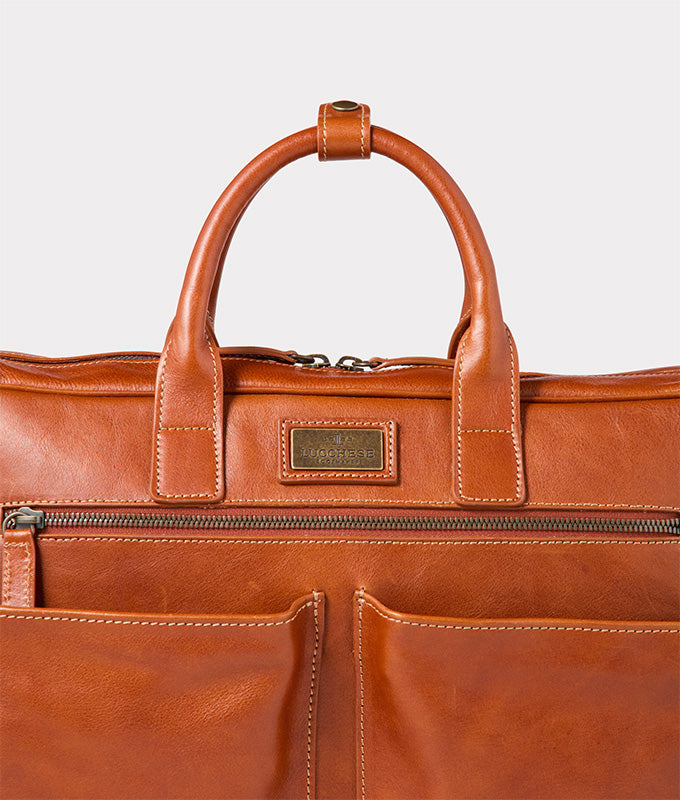 Cosimo Briefcase :: Cognac - Image 7