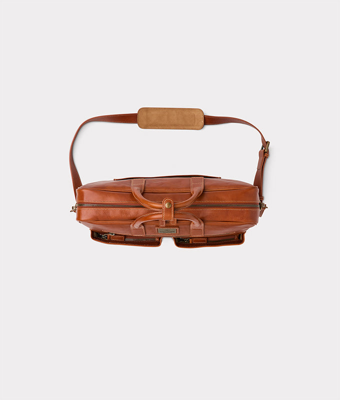 Cosimo Briefcase :: Cognac - Image 4