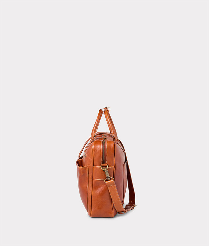 Cosimo Briefcase :: Cognac - Image 6