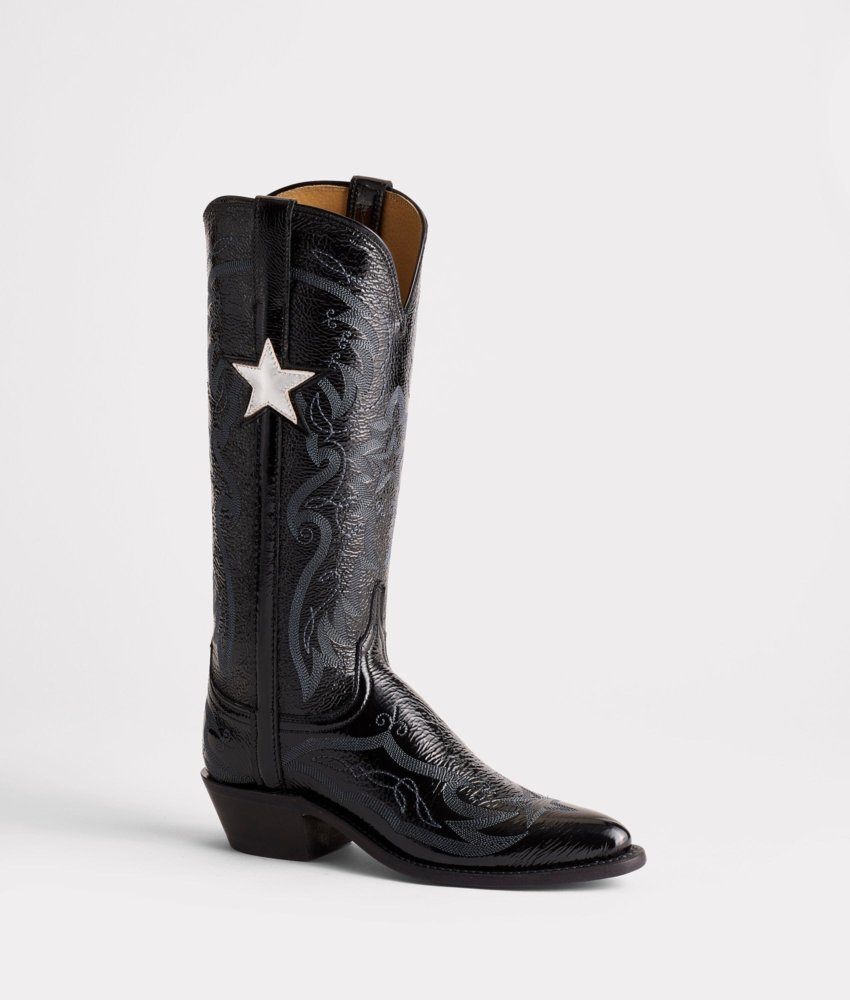 Gina :: Crinkle Patent Black - Image 5