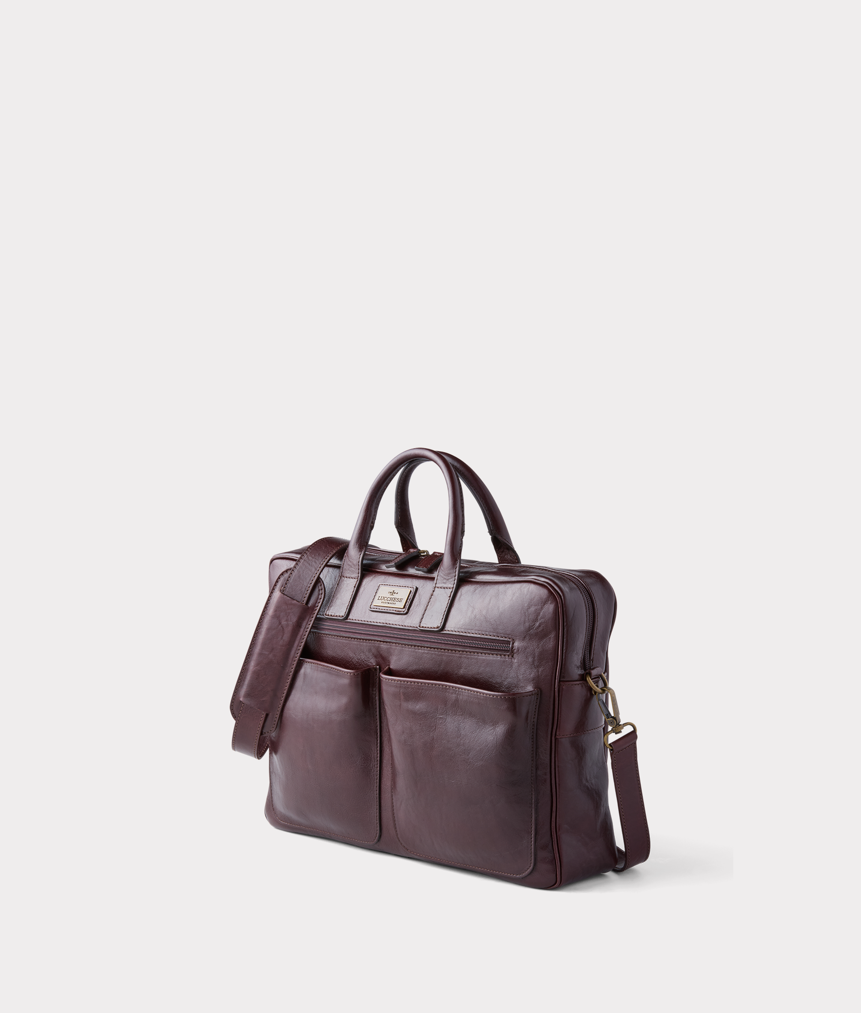 Cosimo Briefcase :: Chocolate - Image 4