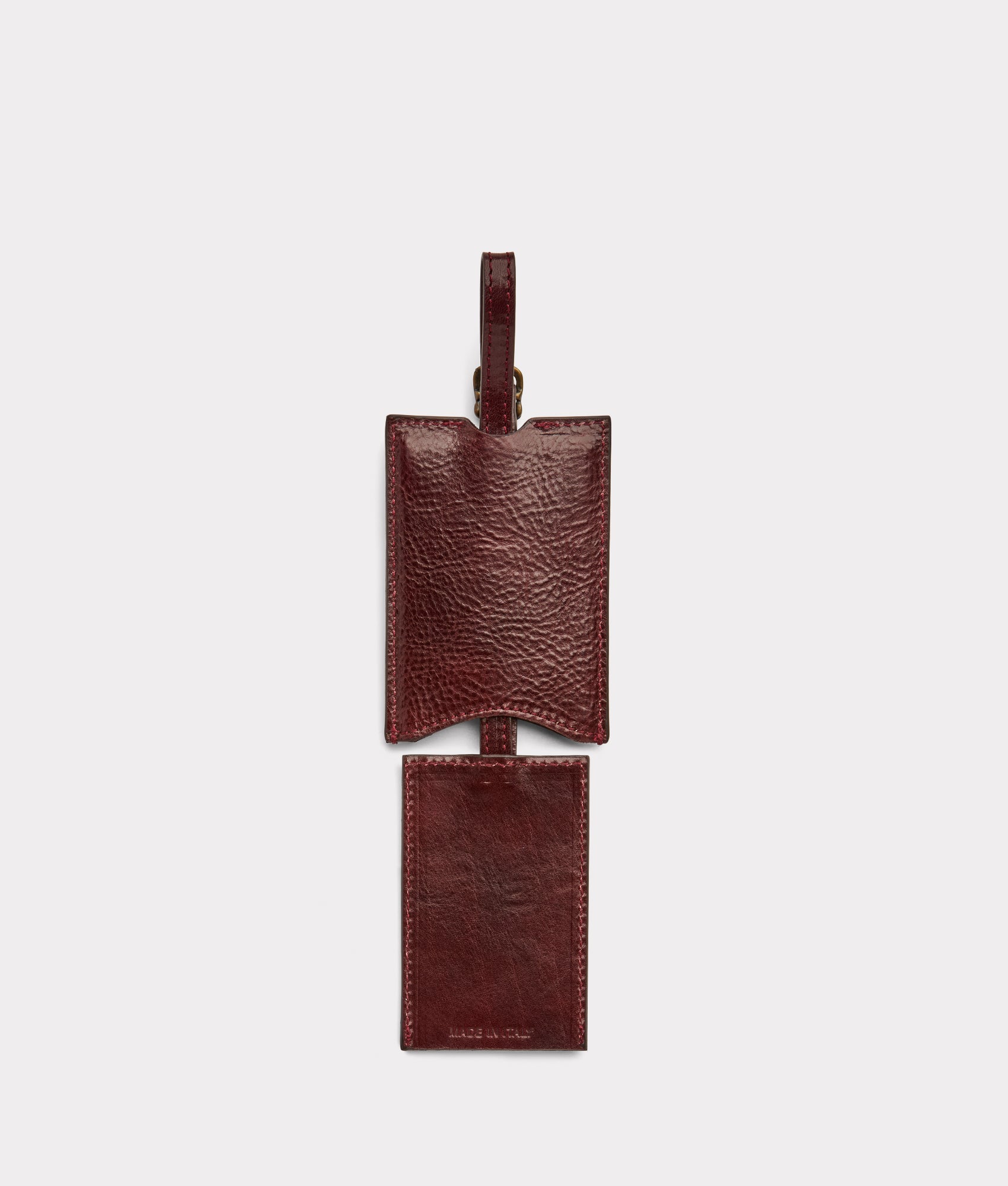 Cosimo Luggage Tag :: Burgundy - Image 4