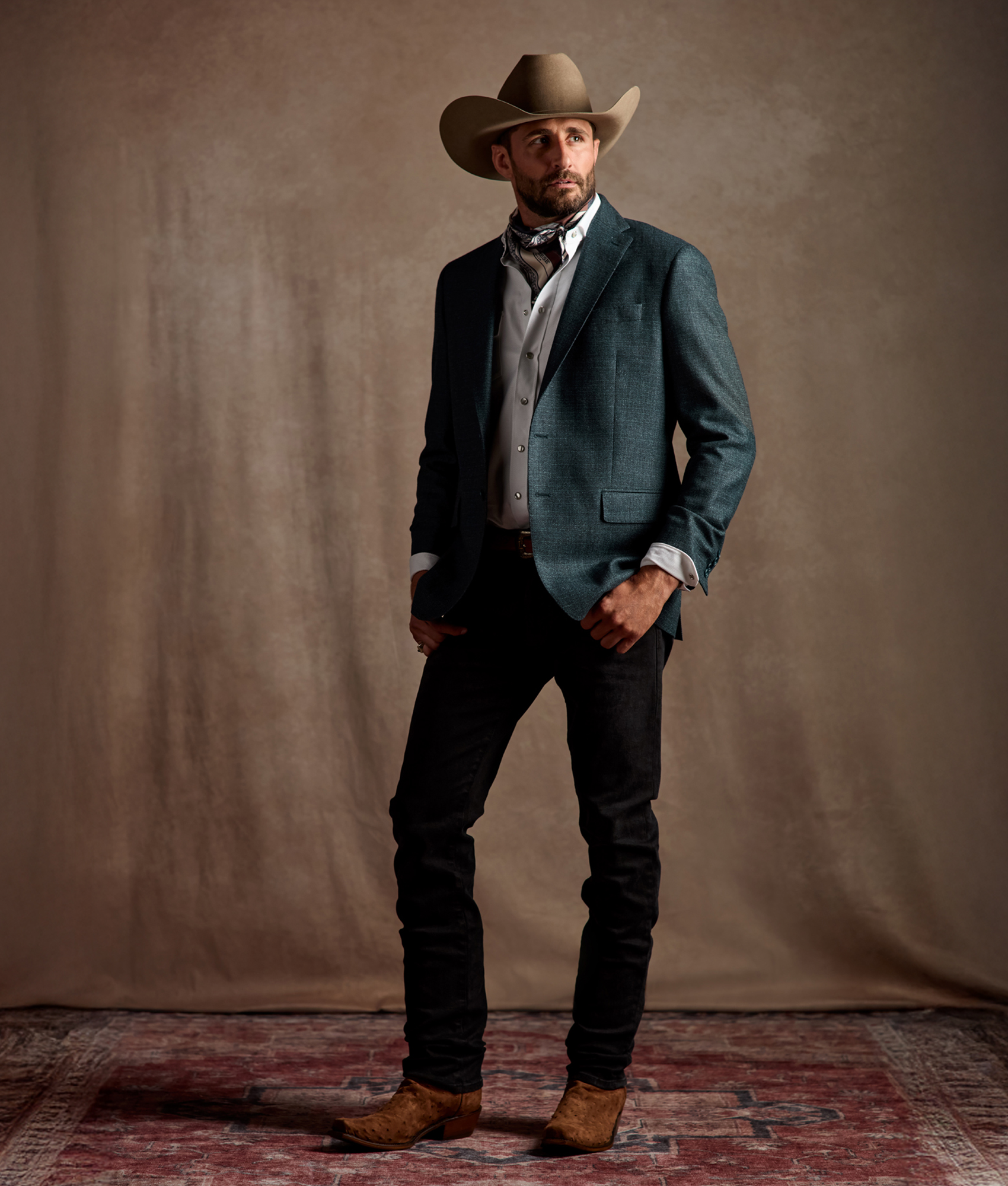 Jesse Men's Slim Straight Jean :: Oil Resin - Image 2