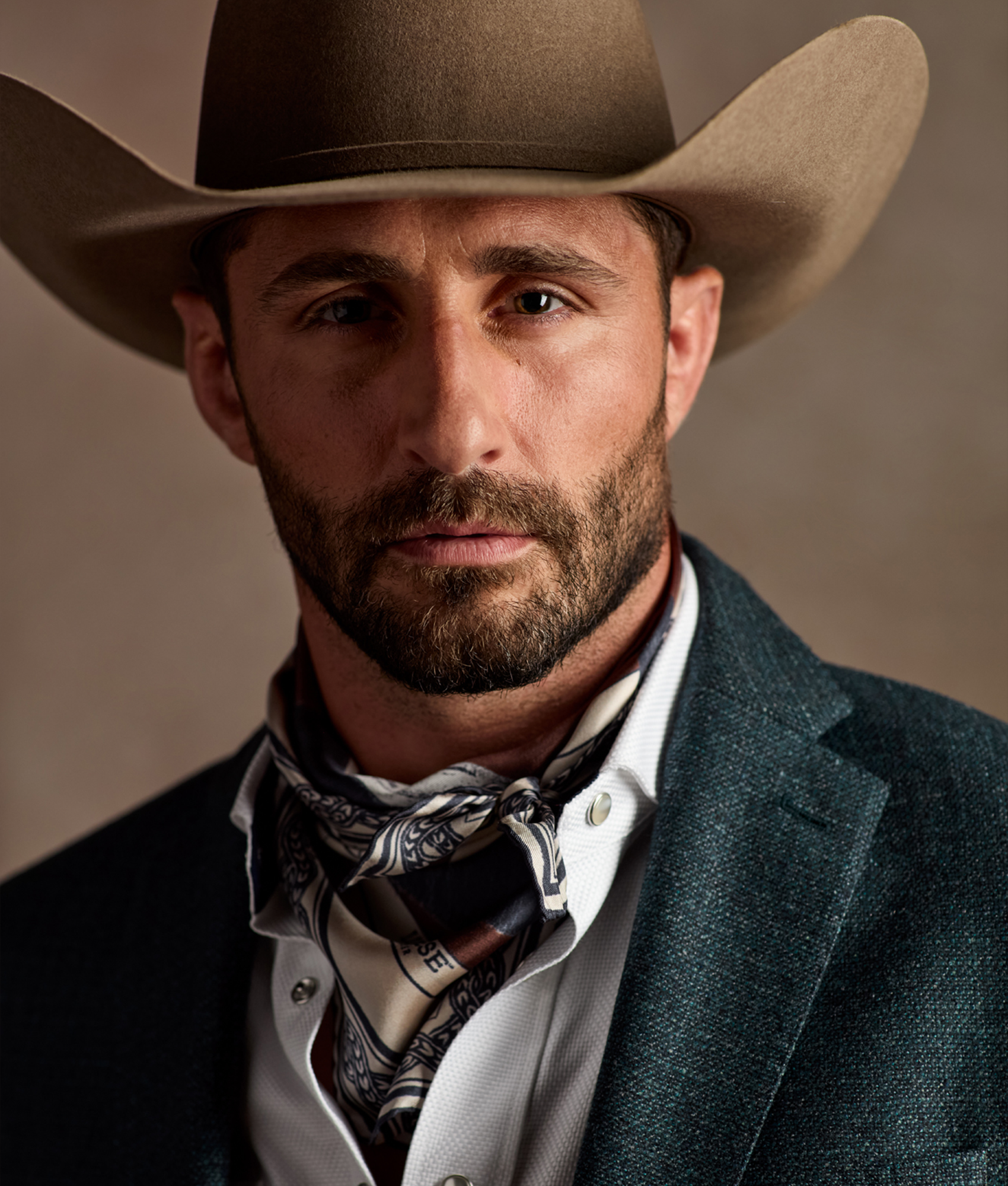 Tools Of The Trade Silk Scarf :: Brown - Image 2