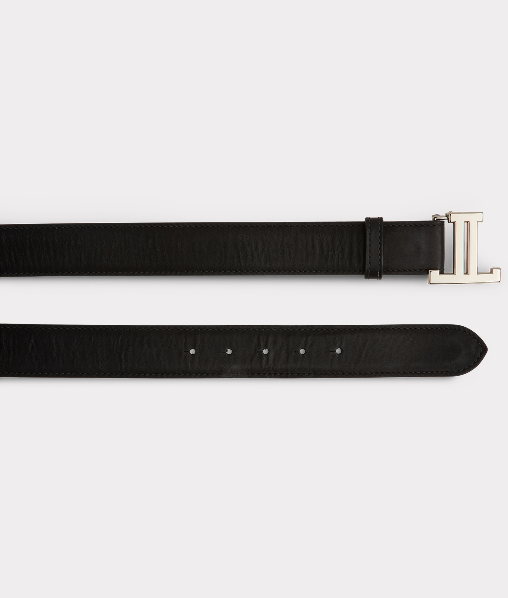 Women's Mirrored L Belt :: Black - Image 3