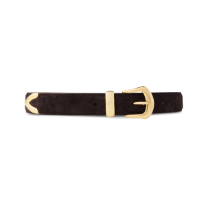 Italian 3 Piece Belt :: Chocolate