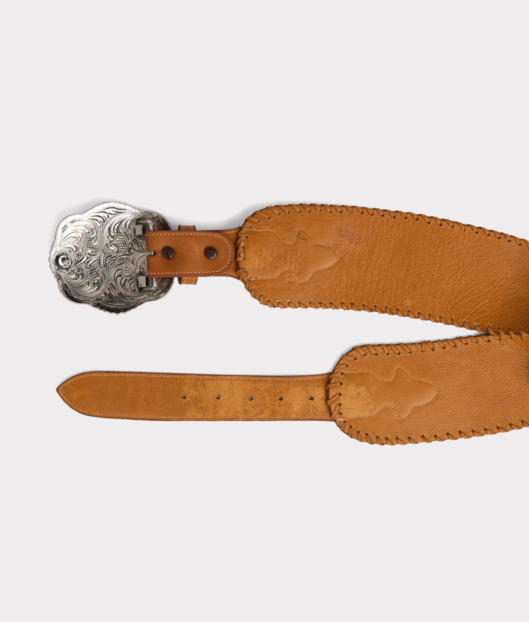 Trophy Buckle Belt :: Light Tan - Image 7