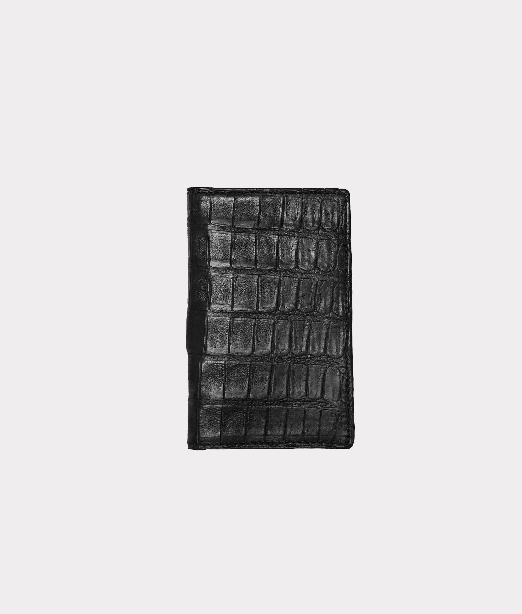 Bifold Wallet ?C Crocodile :: Black - Image 2