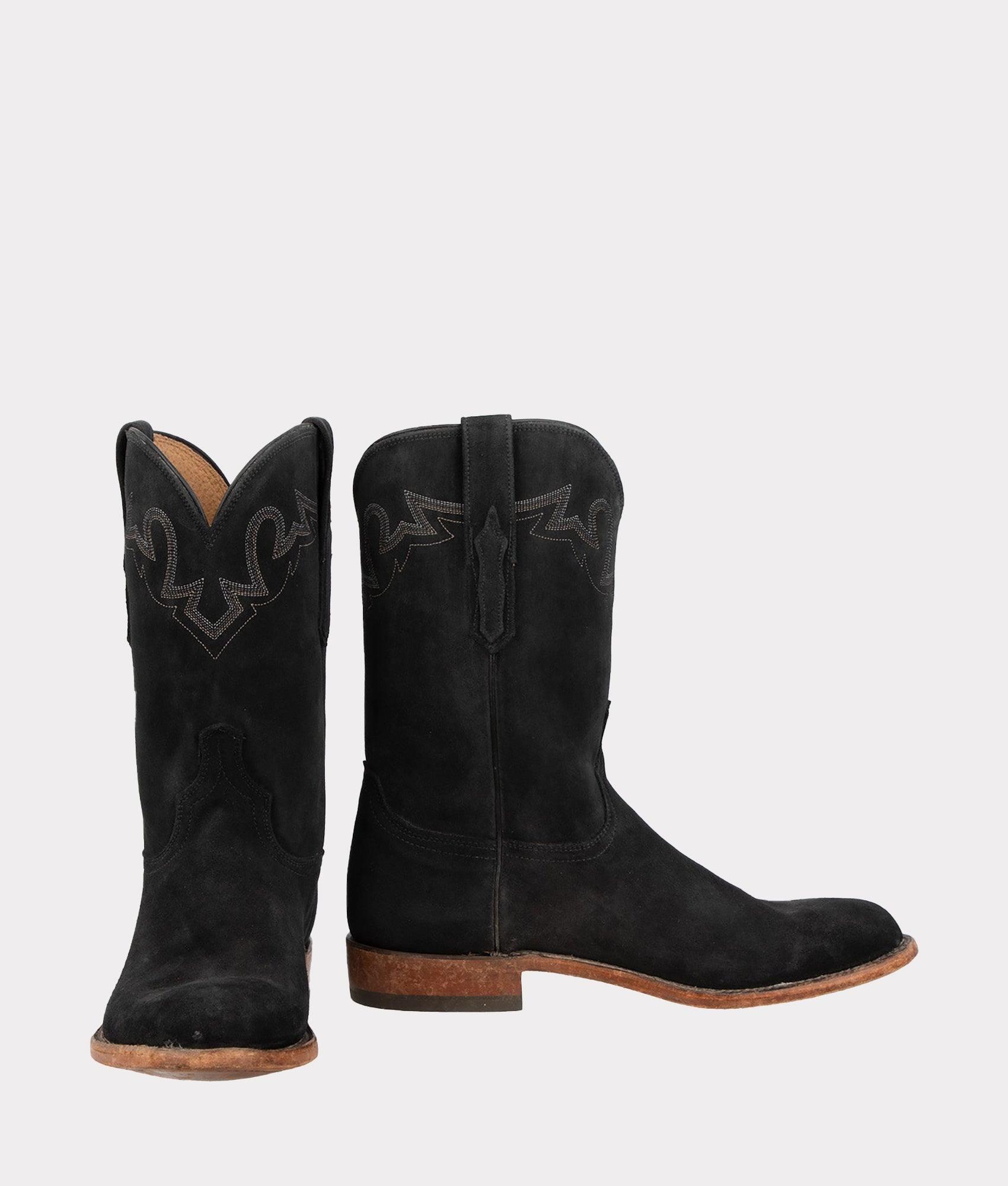 Sunset Suede :: Distressed Black - Image 2