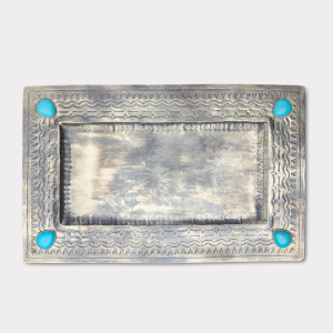 Large Southwestern Tray :: Silver