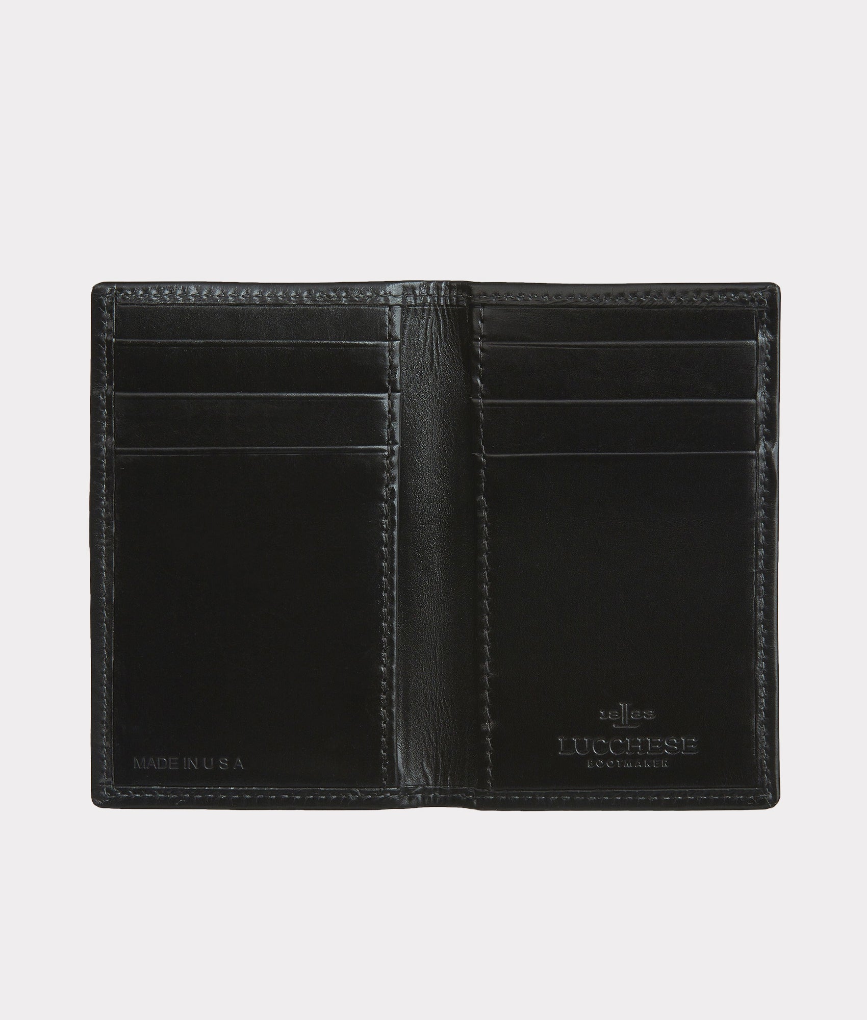 Bifold Wallet ?C Calfskin :: Black - Image 2